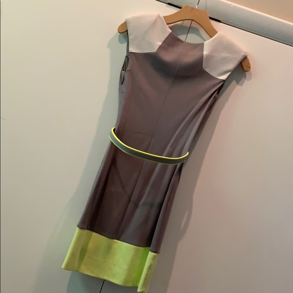 Gray & Neon BeBe Bodycon Dress - Picture 4 of 4